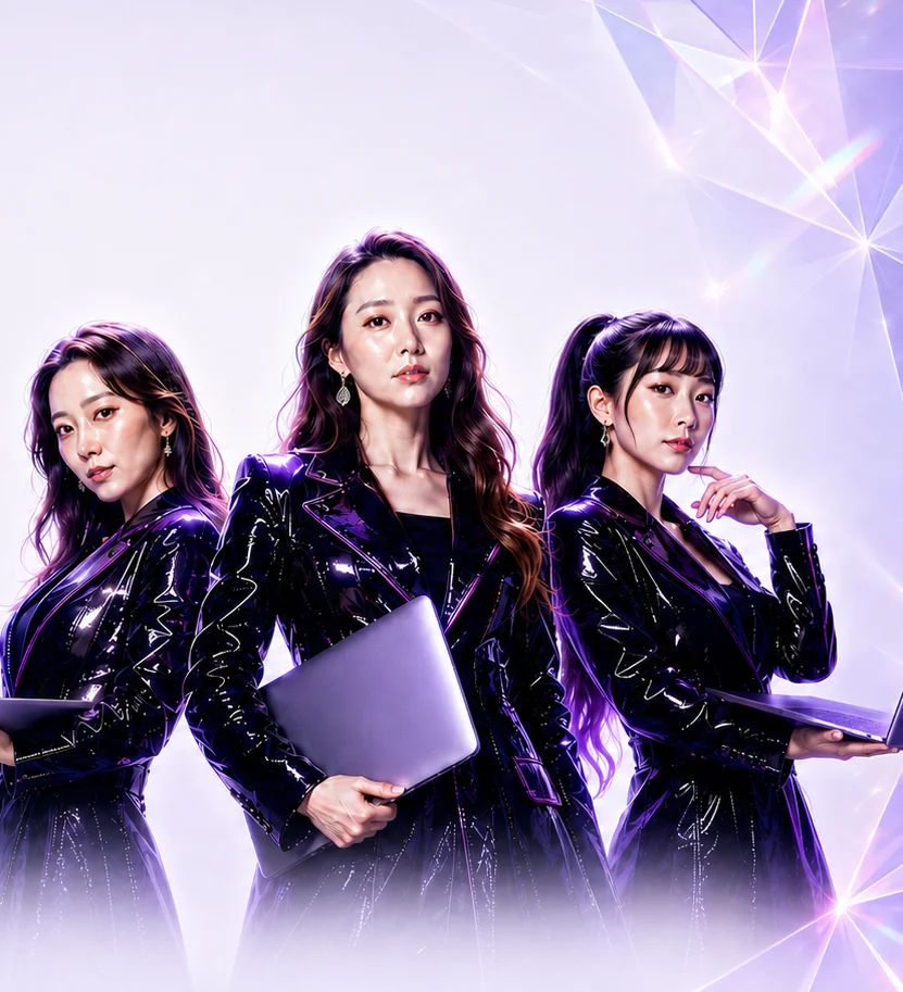 バーチャルな私たち3人